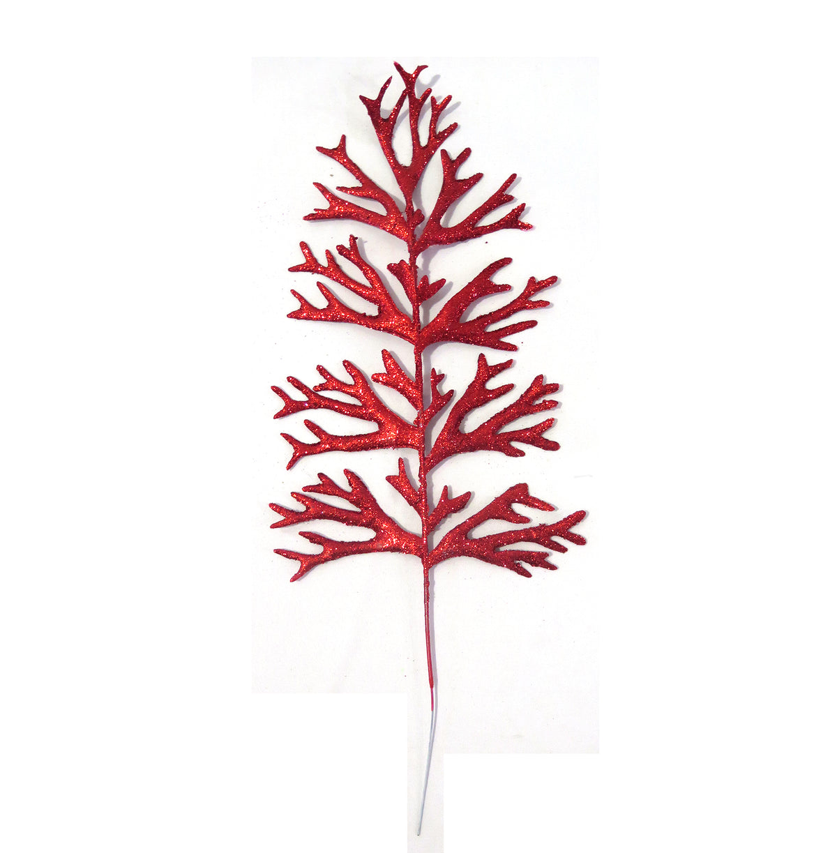 HOJA DE NOCHE BUENA DIAMANTADA 45 CM 05