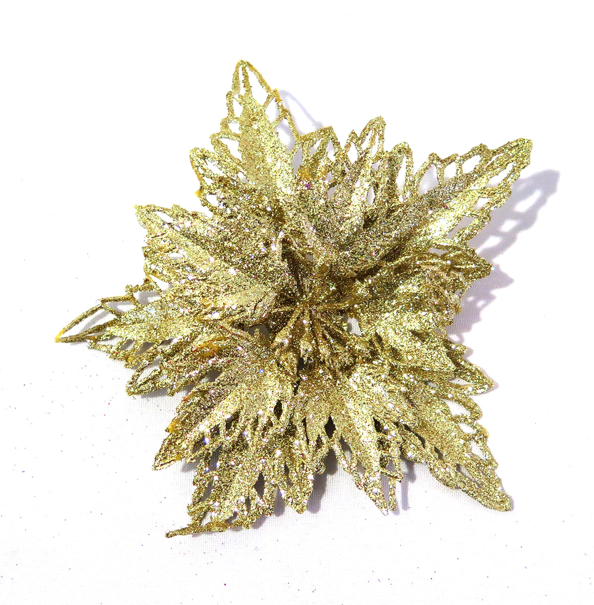 FLOR NAVIDEÑA DIAMANTADA 35 CM 02