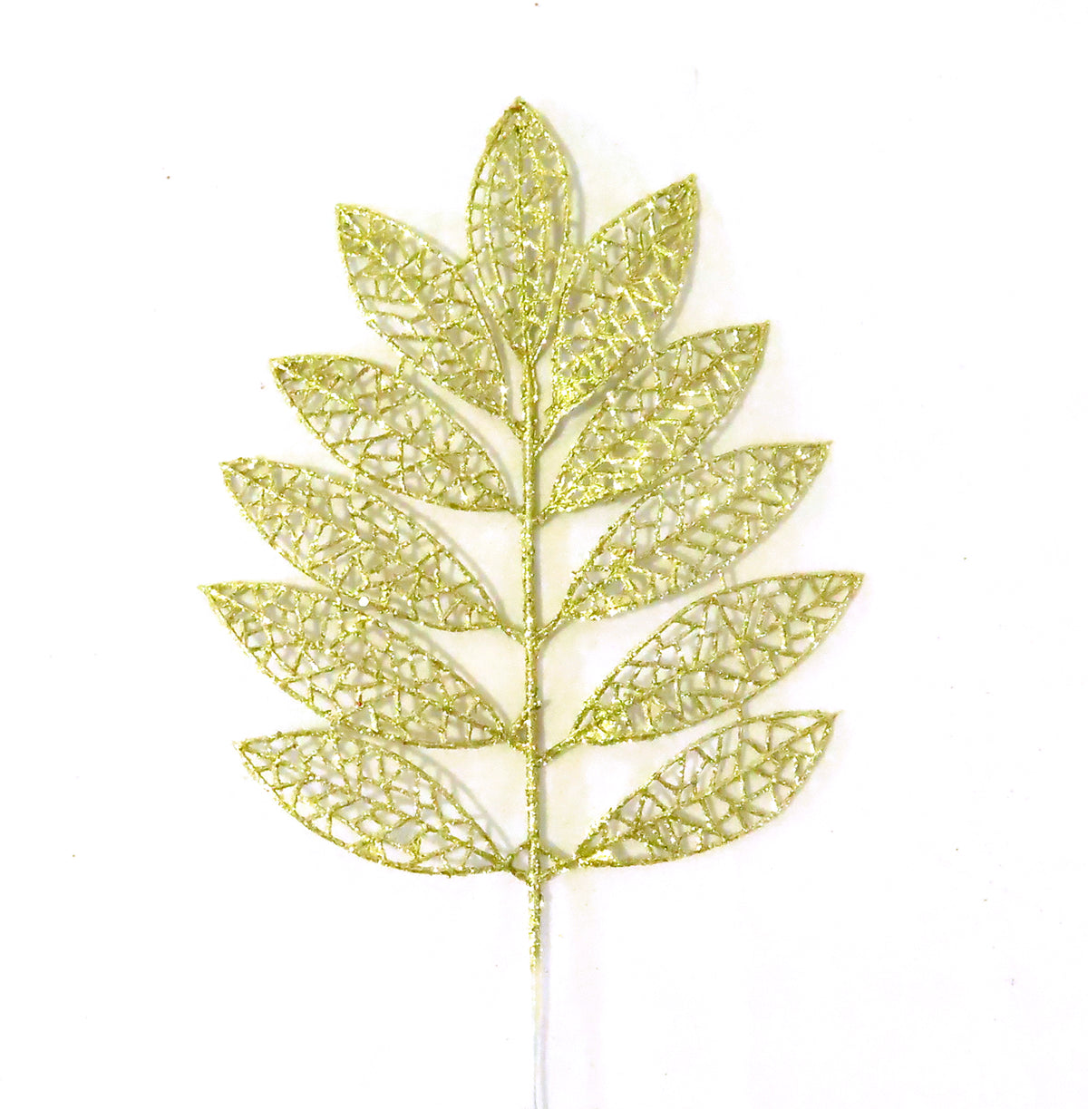 HOJA DE NOCHE BUENA DIAMANTADA 45 CM 06