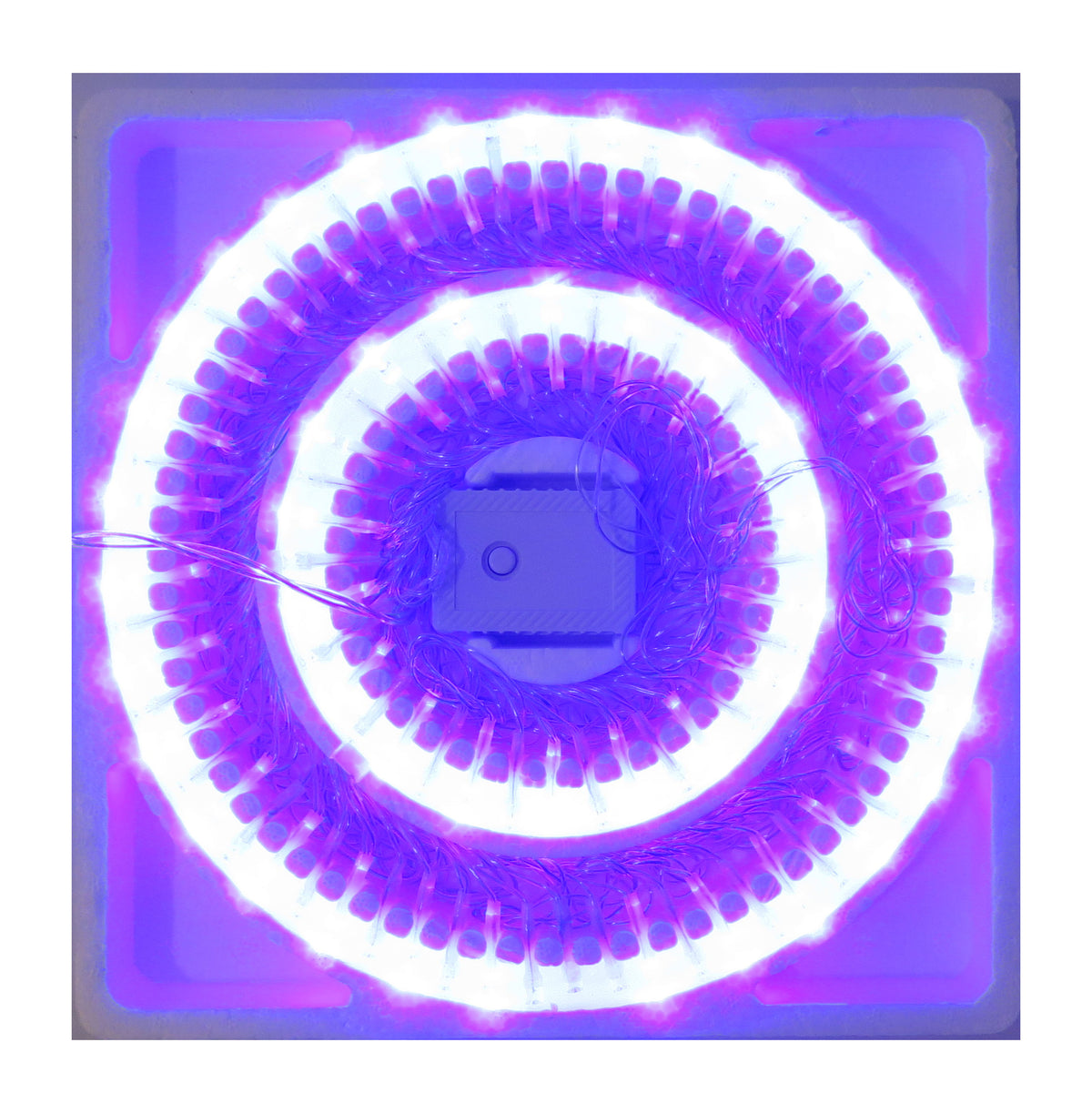 100 LED MULTICOLOR CABLE TRANSPARENTE 6.5MTS