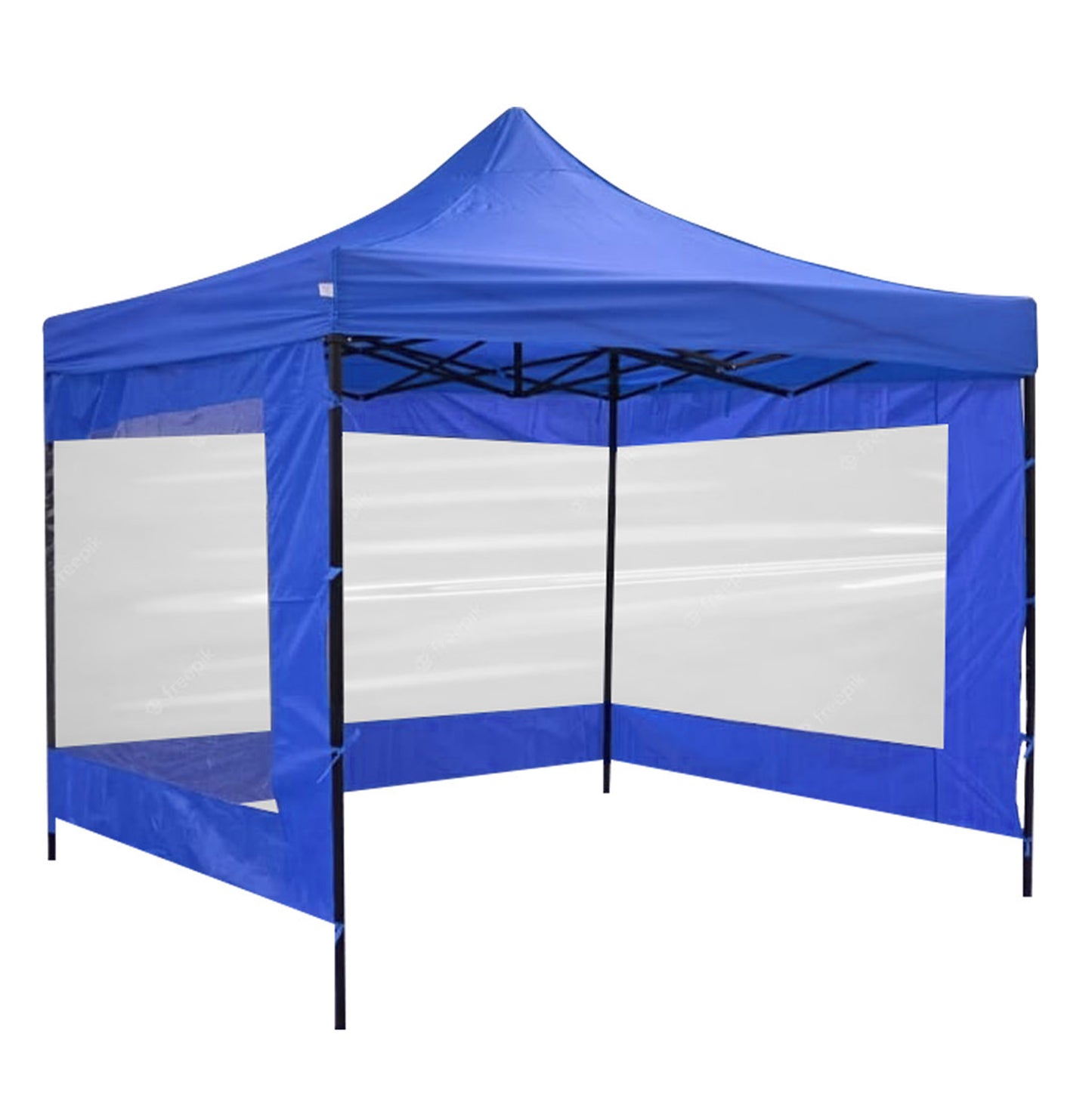 CARPA TOLDO PLEGABLE CON PAREDES TRANSPARENTES DE 3X3 M