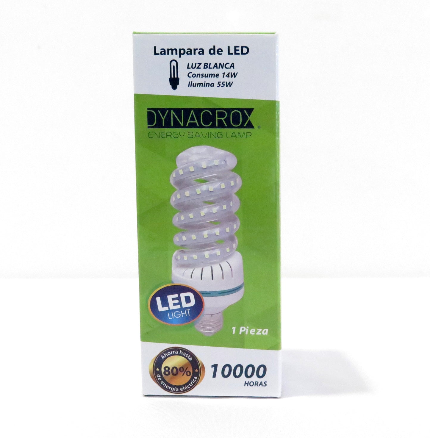 FOCO AHORRADOR LED SPIRAL 14W DYNACROX