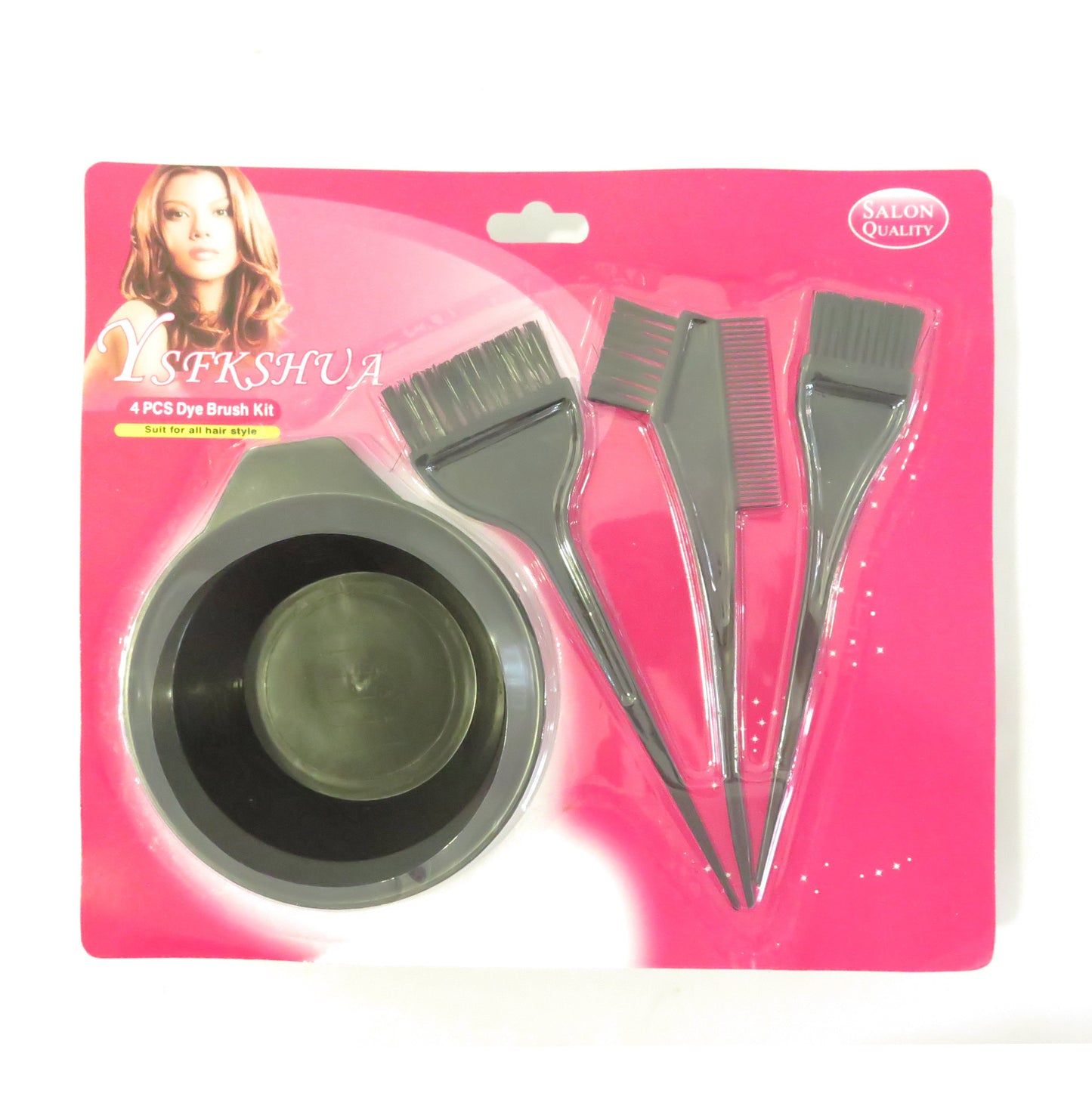 SET DE 3 PEINES Y 1 RECIPIENTE PARA TINTE