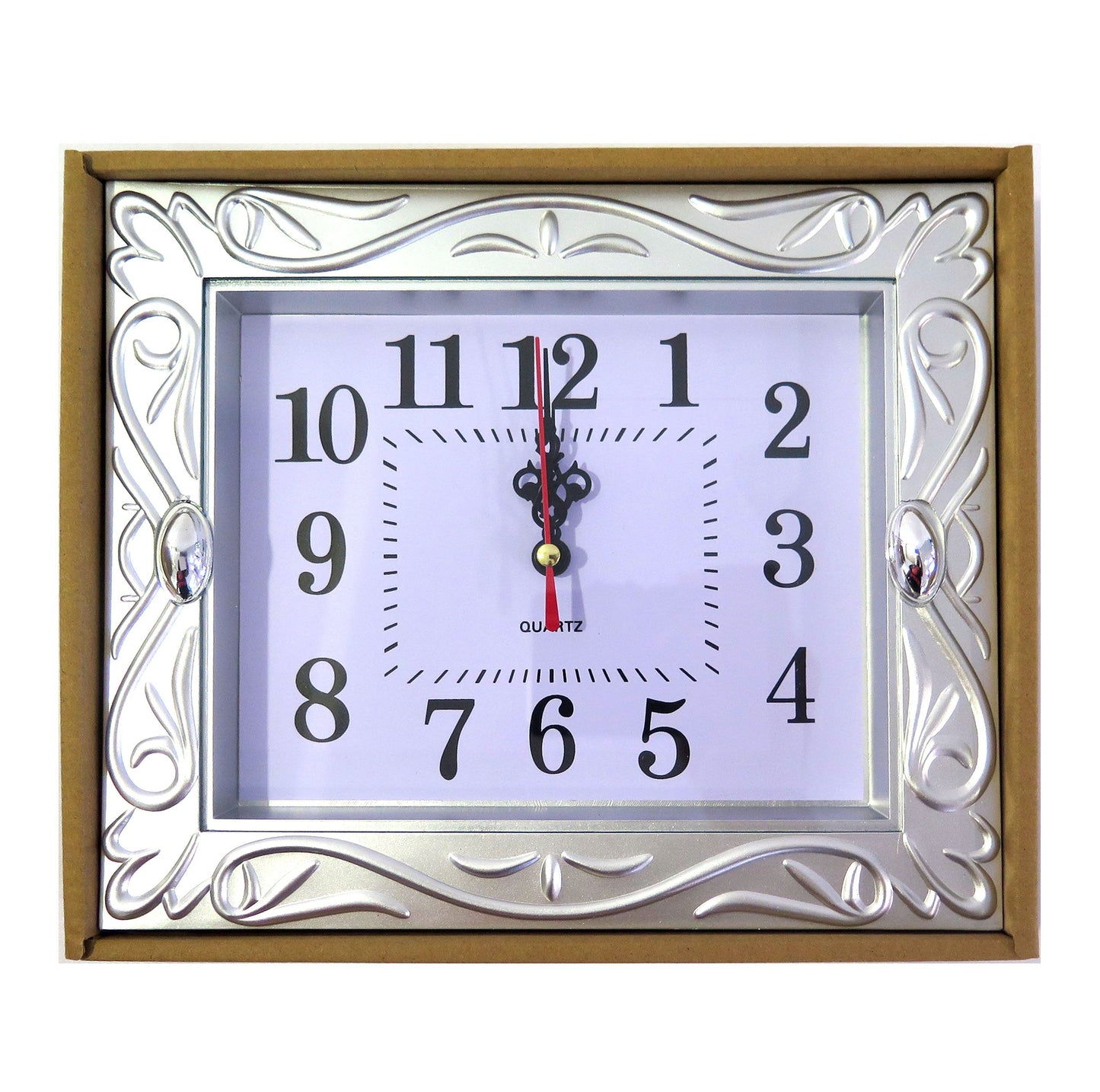 RELOJ DE PARED RECTANGULAR 22 CM