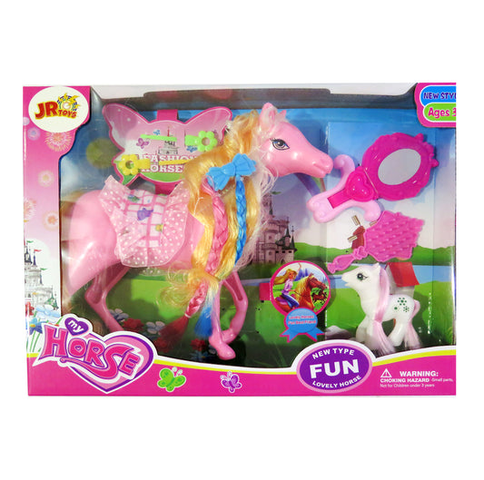 CABALLO Y PONY CON ACCESORIOS