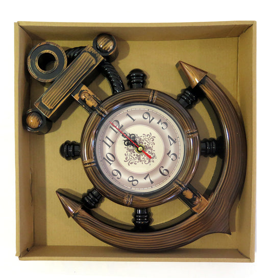 RELOJ DE PARED FIG ANCLA DE BARCO