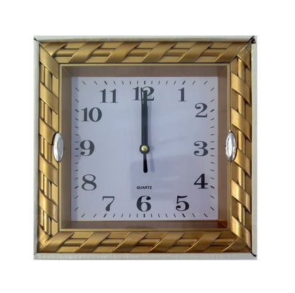 RELOJ  DE PARED CUADRADO 20X21 CM