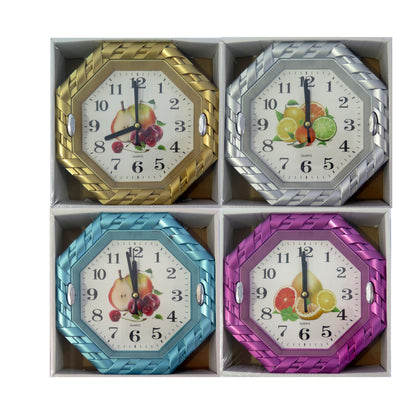 RELOJ DE PARED HEXAGONAL 20 CM