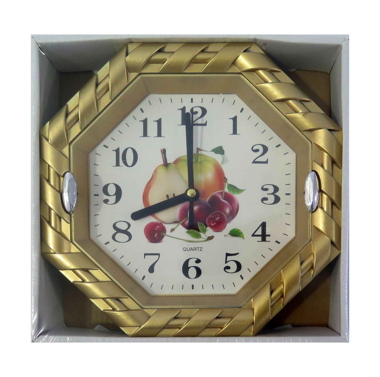 RELOJ DE PARED HEXAGONAL 20 CM