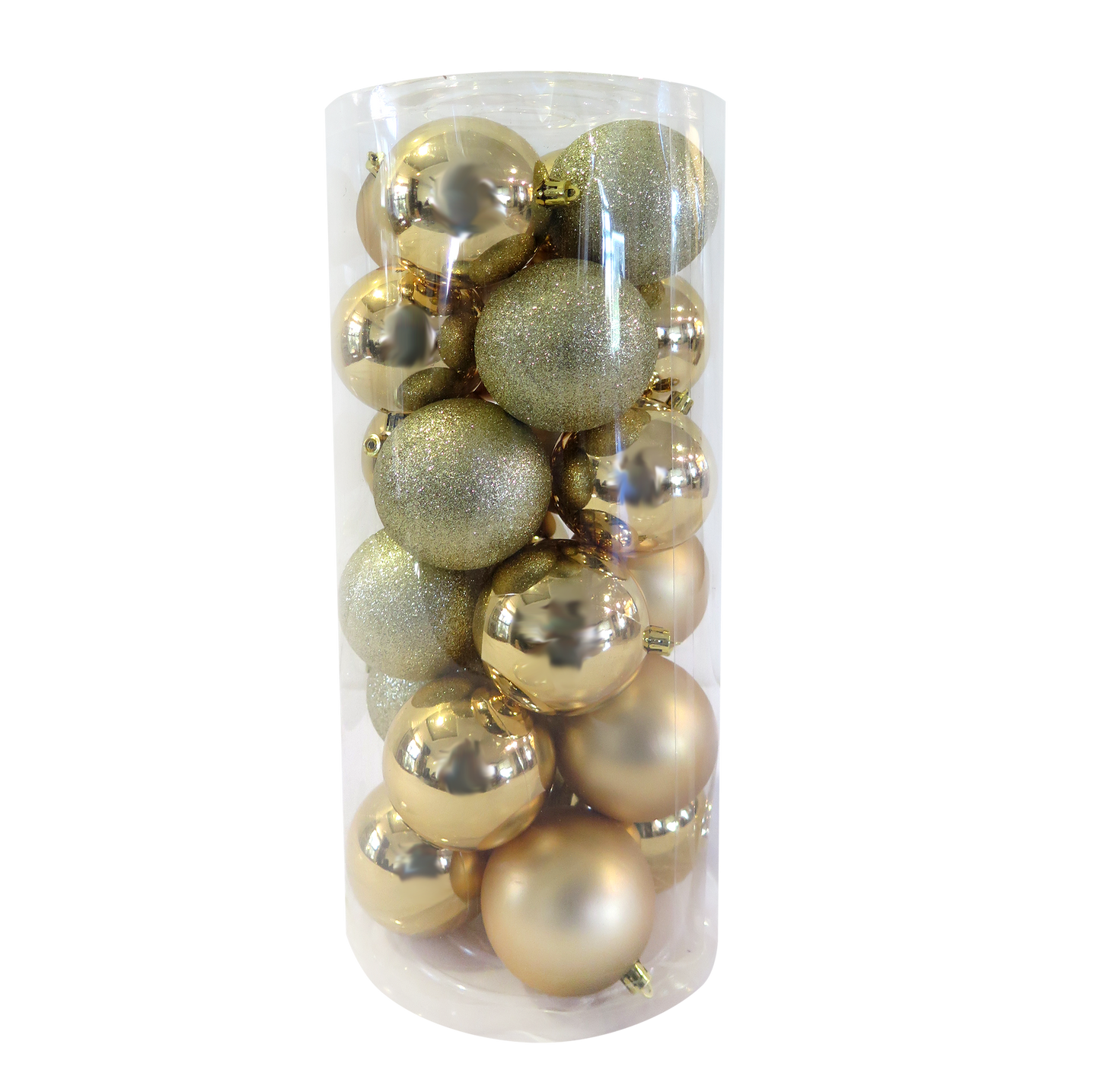 ESTUCHE DE ESFERAS NAVIDEÑAS 24 PZS