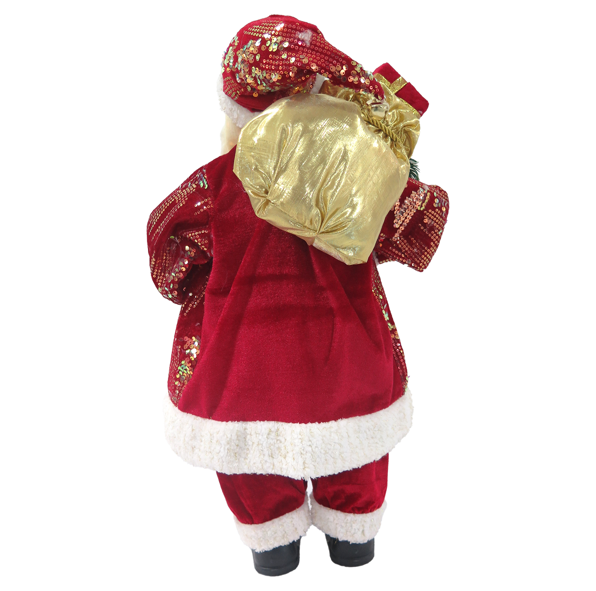 FIGURA DE SANTA CLAUS CON BOLSA