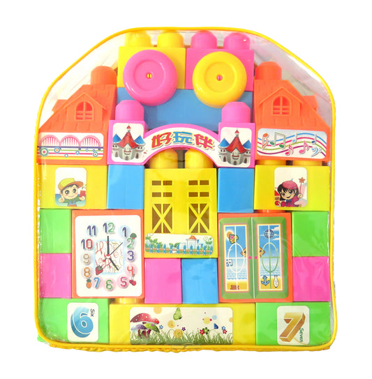 MOCHILA CON CUBOS DIDACTICOS 47 PZAS