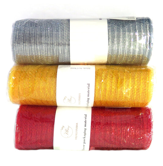 MALLA NAVIDEÑA 24 CM X 5.40 M 01
