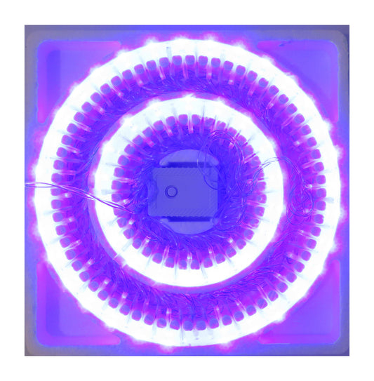 100 LED MULTICOLOR CABLE TRANSPARENTE 6.5MTS