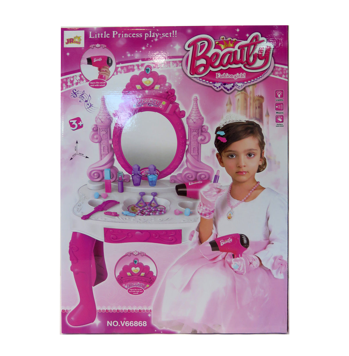 TOCADOR BEAUTY CON ACCESORIOS