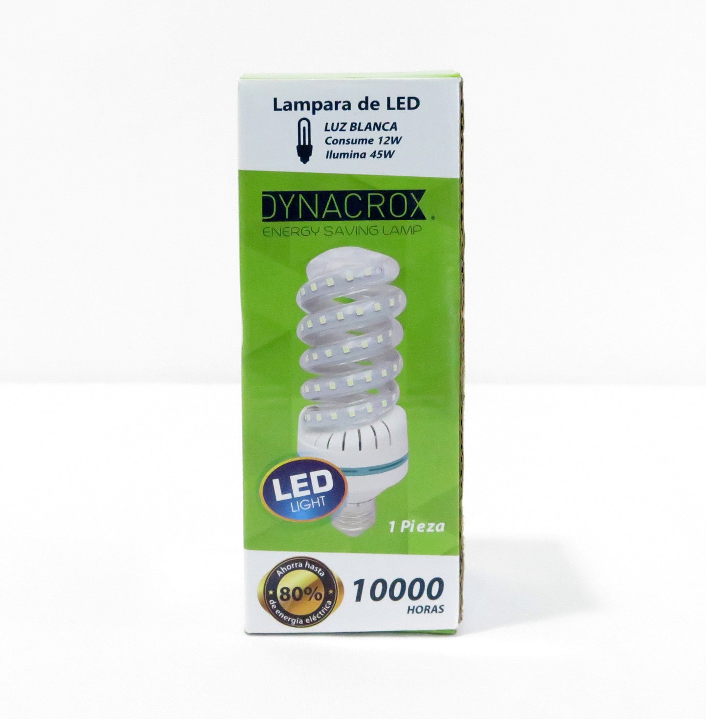 FOCO AHORRADOR LED ESPIRAL 12W DYNACROX